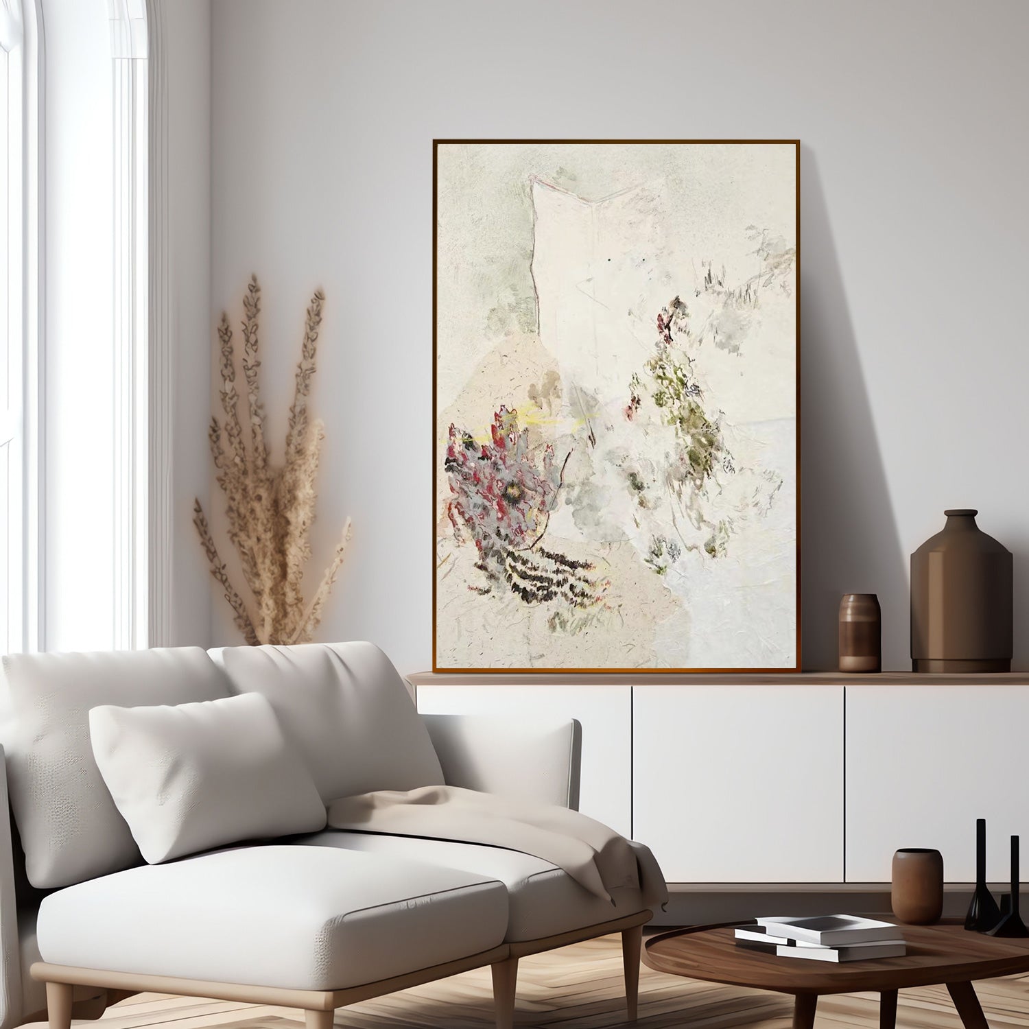 Wabi-Sabi art WA#027 | Abstract canvas painting – iHomeArt