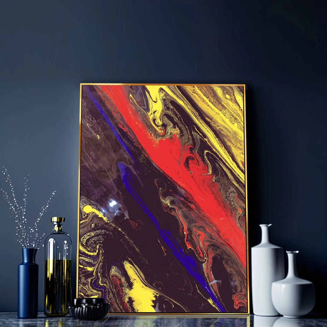 Colorful graffiti fluid art GA#005 - iHomeArt