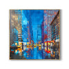 Colorful New York cityscape painting CA#1155