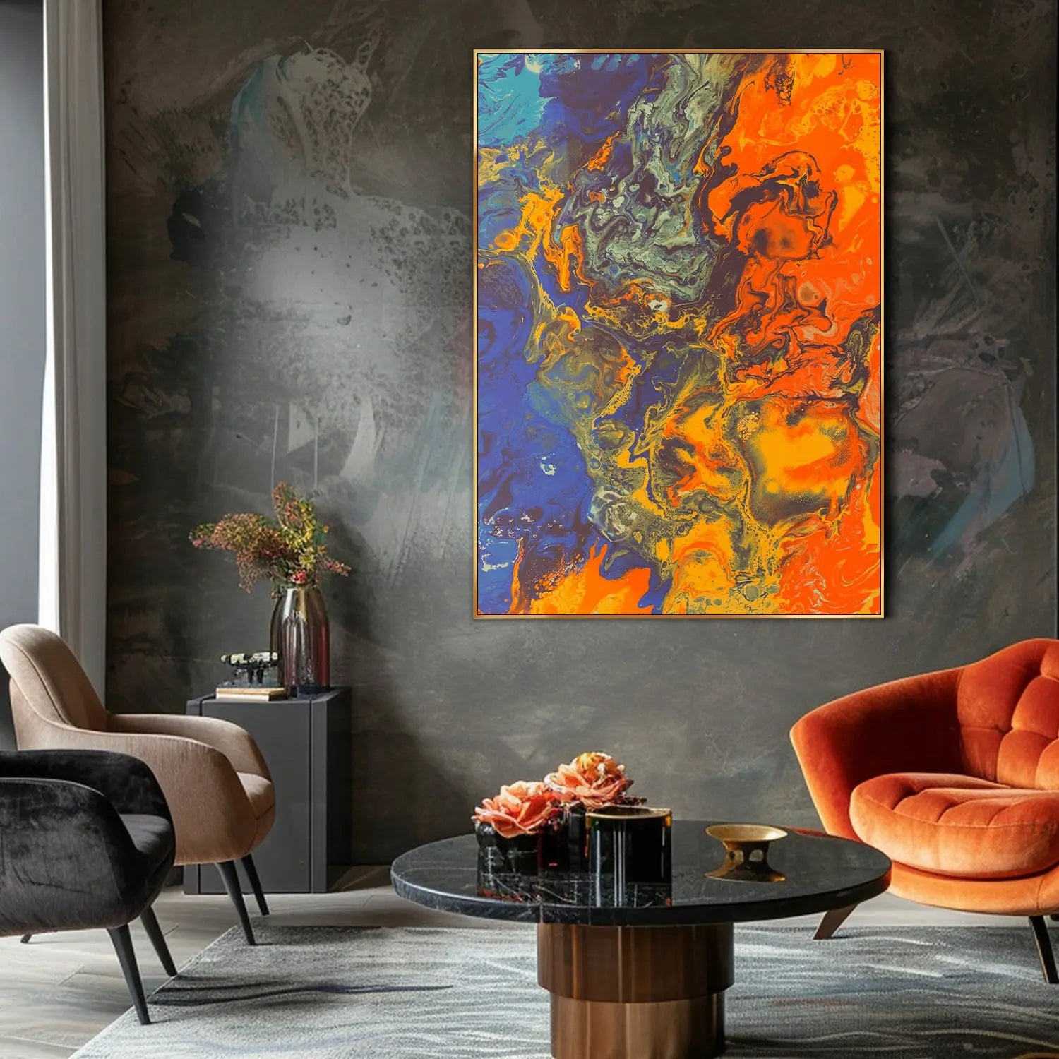 Graffiti wall art GA#002 | Abstract fluid art – iHomeArt