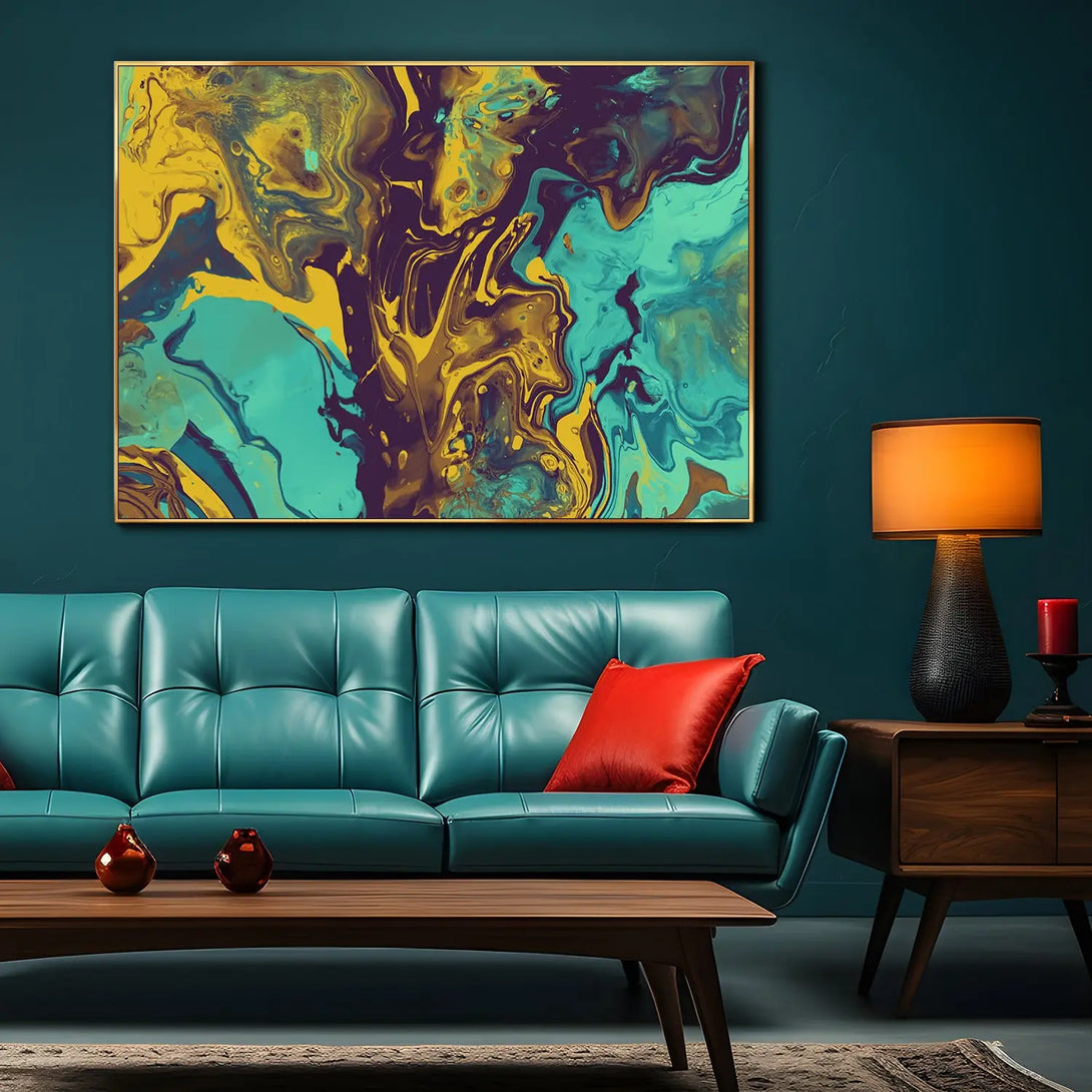 Colorful graffiti fluid art GA#004 - iHomeArt