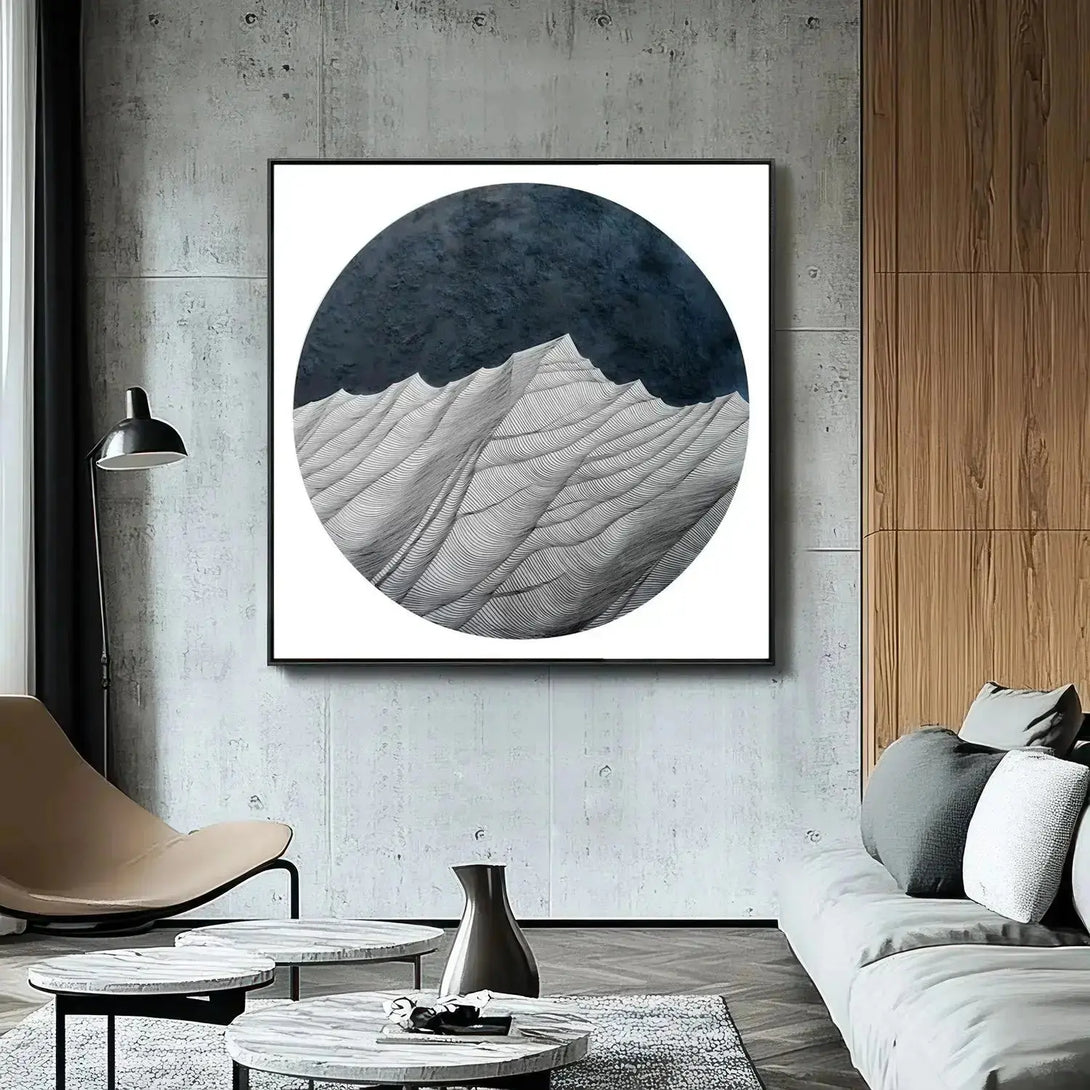 3D minimalist textured plaster art PA#002 - iHomeArt