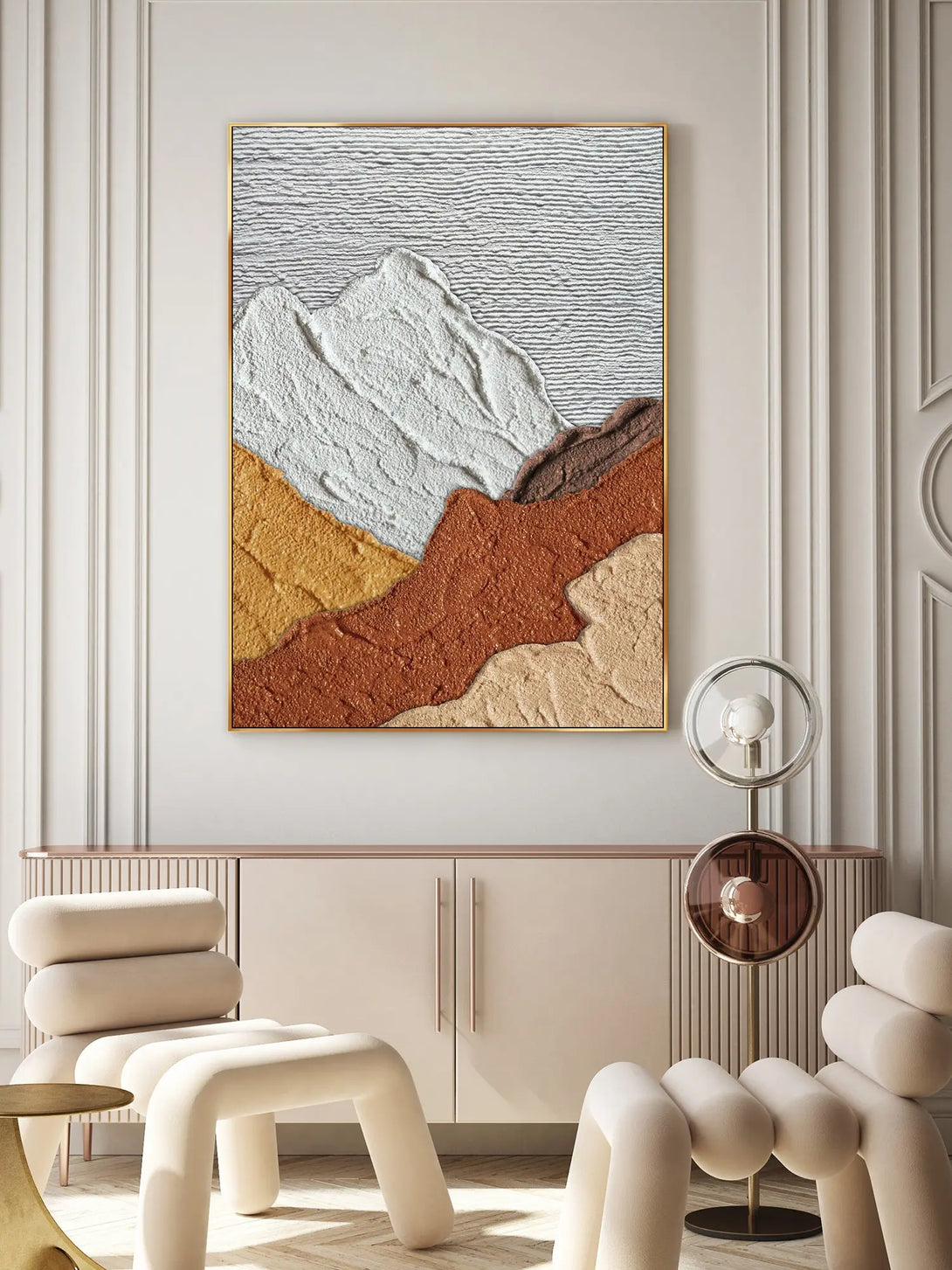 Textured Wabi-Sabi wall art WA#011 - iHomeArt