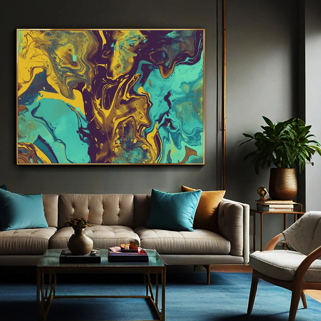 Colorful graffiti fluid art GA#004 - iHomeArt