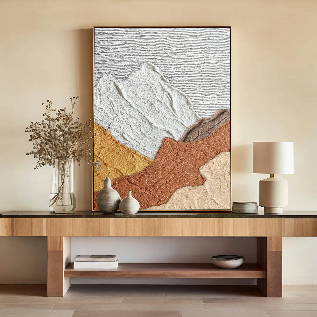 Textured Wabi-Sabi wall art WA#011 - iHomeArt