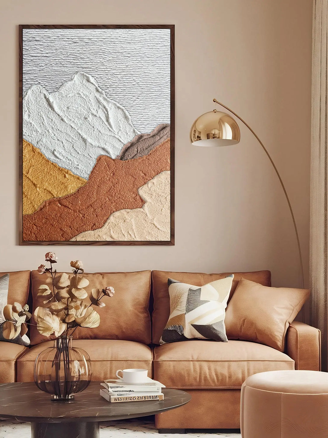 Textured Wabi-Sabi wall art WA#011 - iHomeArt