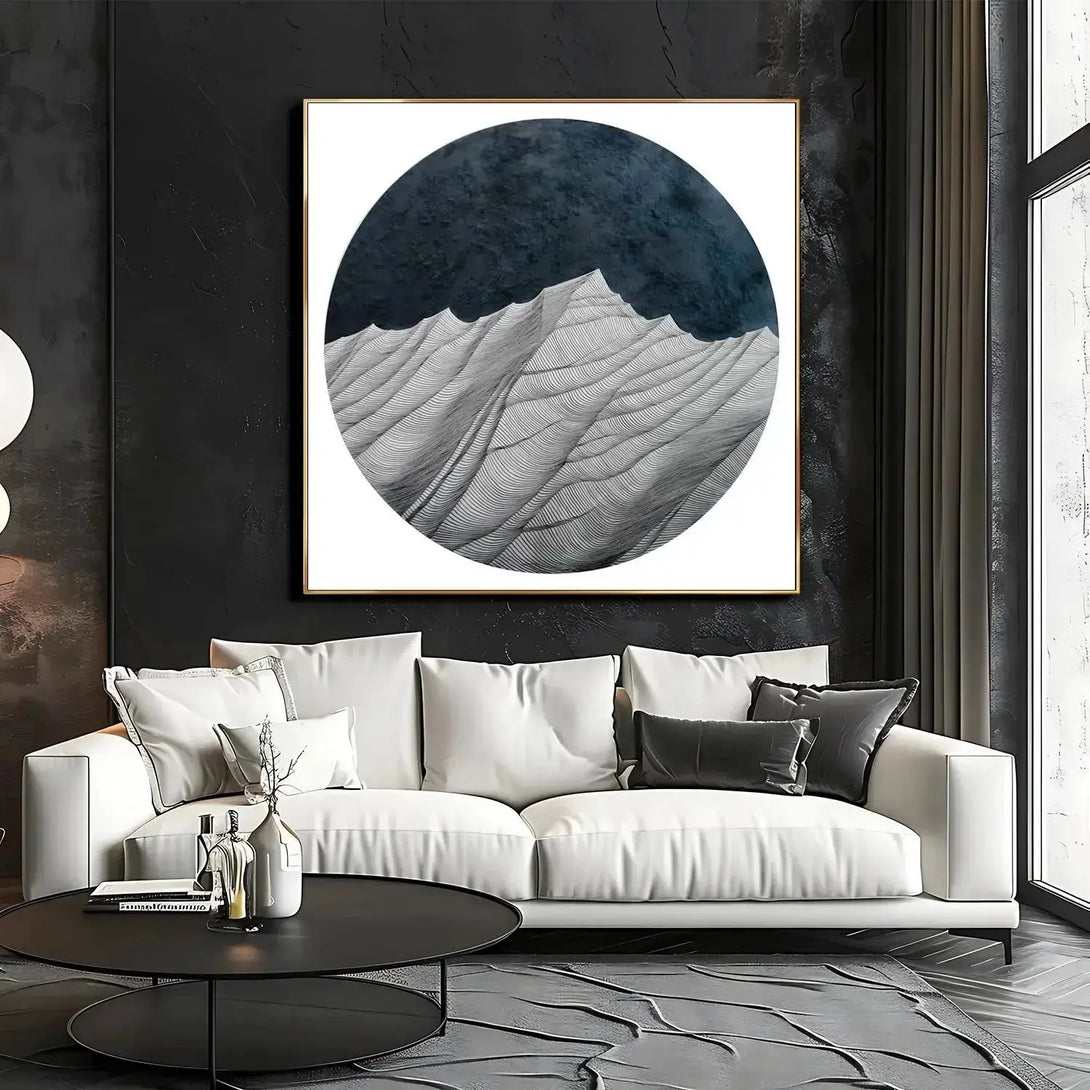 3D minimalist textured plaster art PA#002 - iHomeArt