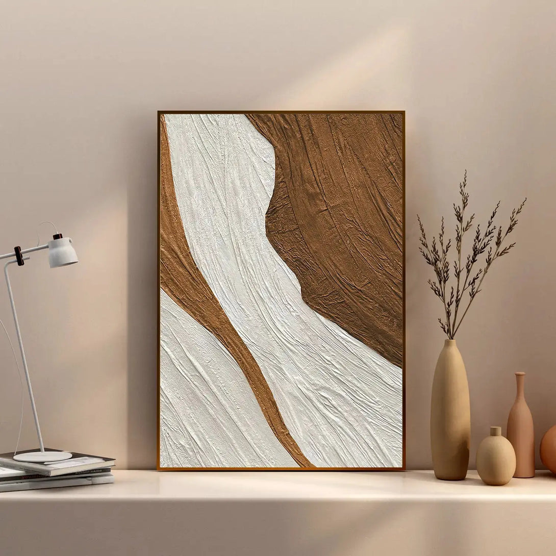 Abstract minimalist Wabi-Sabi art WA#010 - iHomeArt