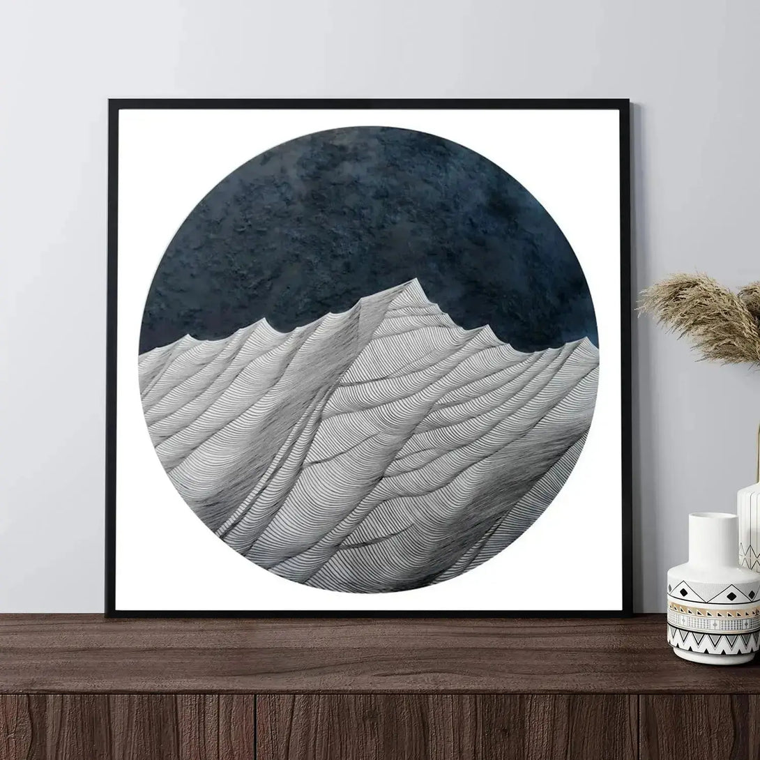 3D minimalist textured plaster art PA#002 - iHomeArt