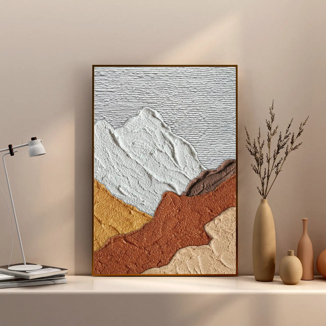 Textured Wabi-Sabi wall art WA#011 - iHomeArt