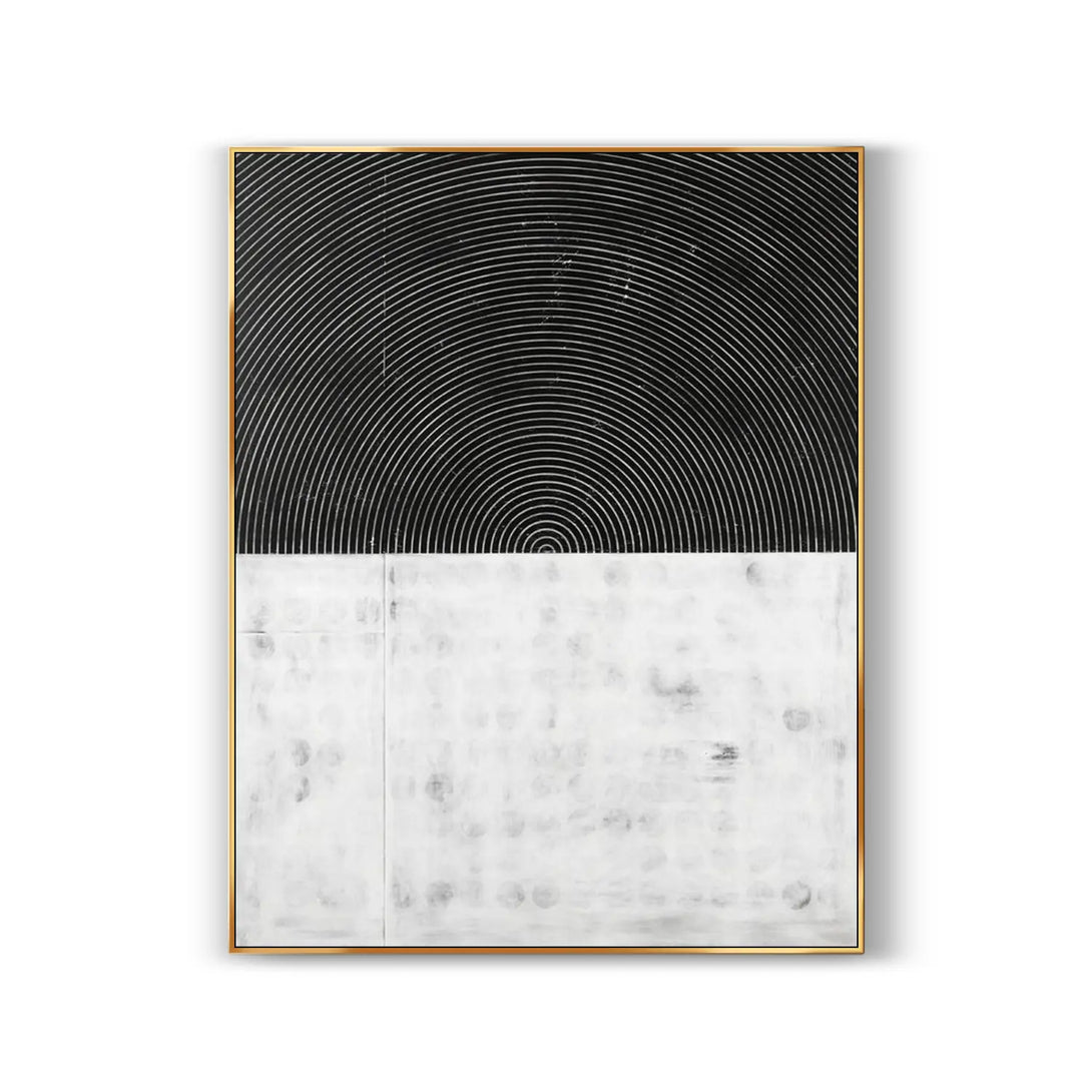 Black vertical 3D textured Wabi-Sabi wall art, with minimalist patterns for home decor