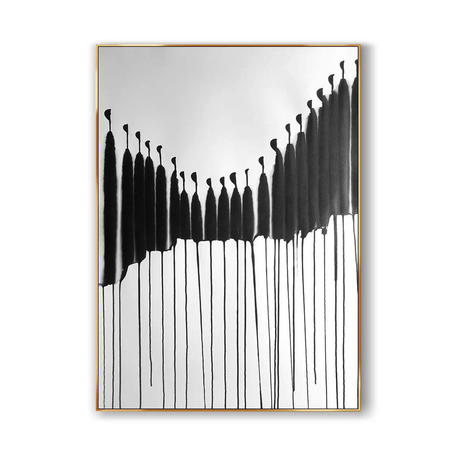 Black and white minimalist painting MA#014 | Minimalist figure art ...