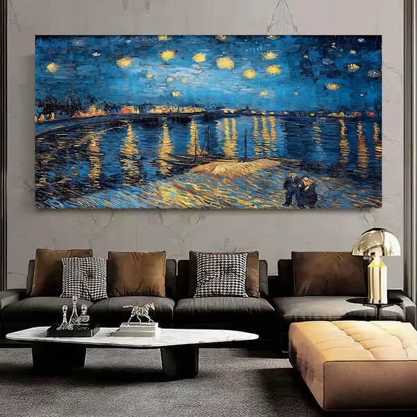 Van Gogh Starry Night Oil Painting  CA#047