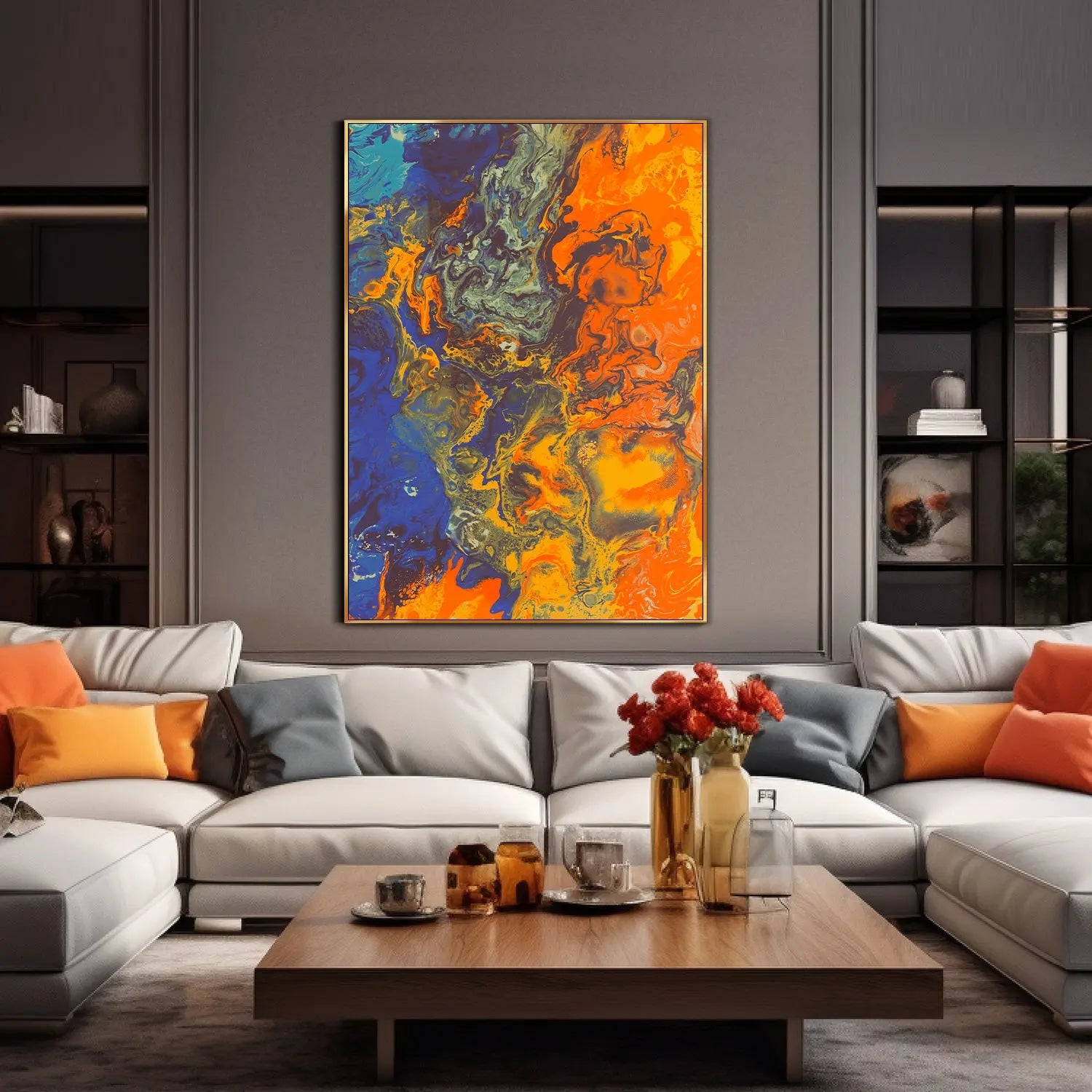 Graffiti wall art GA#002 | Abstract fluid art – iHomeArt