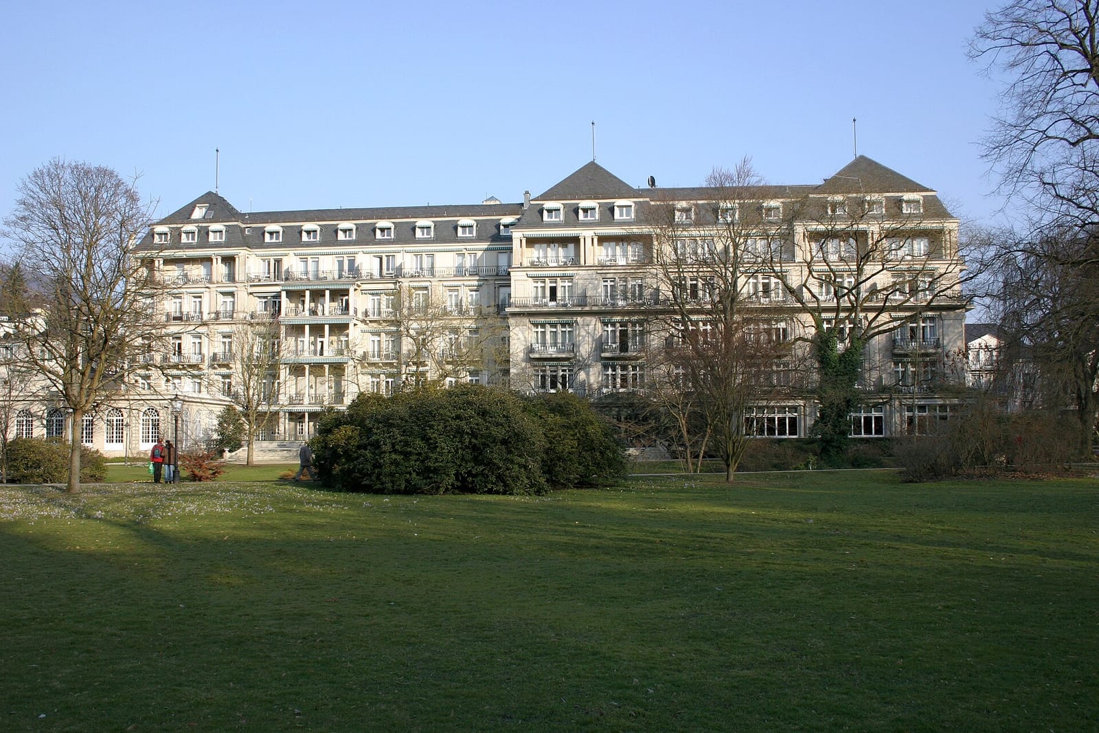 Brenners Park-Hotel in Baden-Baden seen across the Lichtentaler Allee park